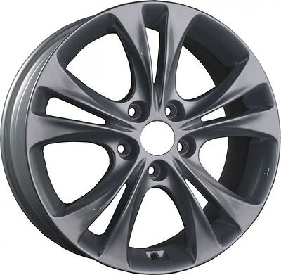 Replica HY539 6.5x17 5x114.3 ET 46 Dia 67.1 Silver