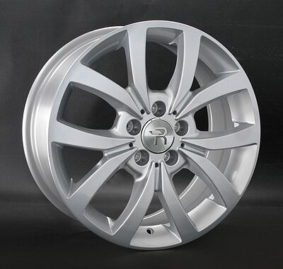 Replica MB125 7.5x17 5x112 ET 52.5 Dia 66.6 silver