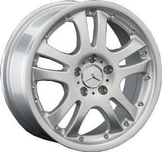 Replica MB38 7.5x17 5x112 ET 37 Dia 66.6 silver