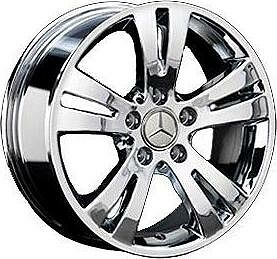 Replica MB57 7x16 5x112 ET 43 Dia 66.69 silver