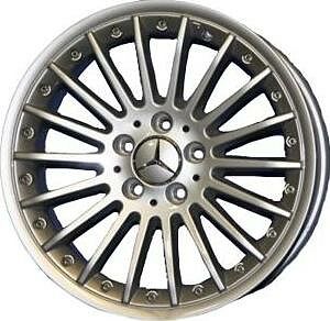 Replica MB62 7.5x17 5x112 ET 37 Dia 66.6 silver