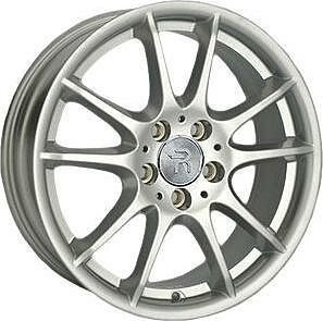 Replica MR137 7x17 5x112 ET 49 Dia 66.6 silver