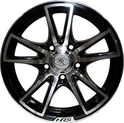 Replica FR411 6.5x15 4x100 ET 35 Dia 73.1 BK/FP
