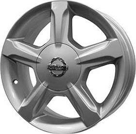 Replica NI7 6x15 4x114.3 ET 40 Dia 66.1 silver