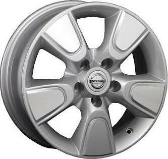 Replica NS25 6.5x17 5x114.3 ET 45 Dia 66.1 silver