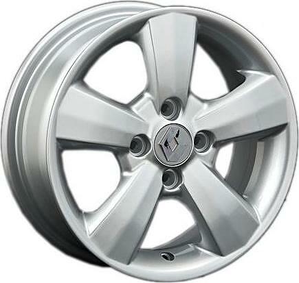 Replica RN106 5.5x14 4x100 ET 43 Dia 60.1 silver