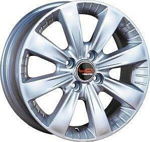 Replica RN55 5.5x14 4x100 ET 45 Dia 60.1 silver