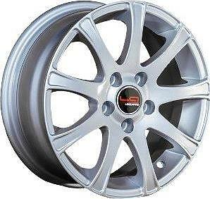 Replica SK8 6x14 5x100 ET 38 Dia 57.1 silver