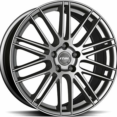 Rial Kibo 7.5x17 5x100 ET 45 Dia 57.1 Metal Grey