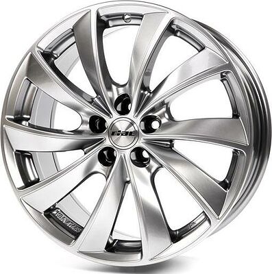 Rial Lugano 8x18 5x112 ET 43 Dia 57.1 sterling silber