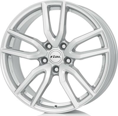 Rial Torino 8x19 5x108 ET 48 Dia 70.1 polar silver