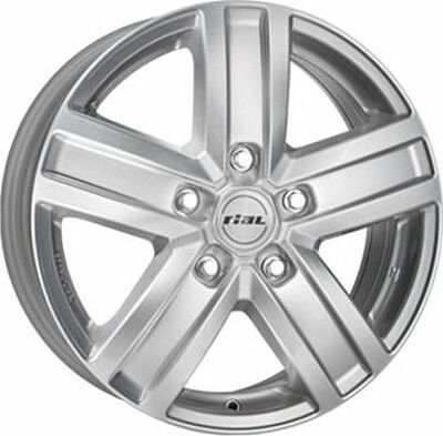 Rial Transporter 5 7x17 5x130 ET 66 Dia 89.1 Polar Silver