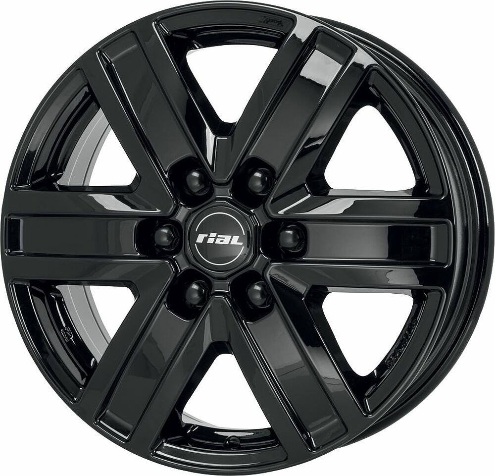 Rial Transporter 6 7x17 6x114.3 ET 22 Dia 66.1 Diamond Black