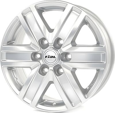Rial Transporter 6 7x17 6x139 ET 22 Dia 100 Polar Silver