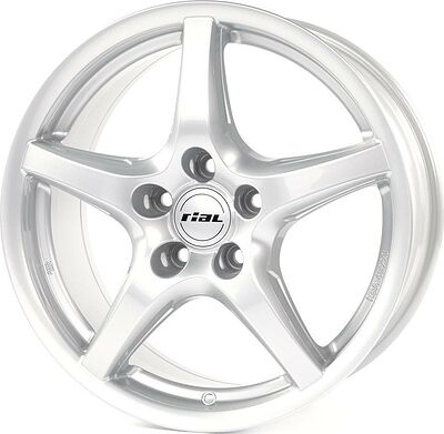 Rial U1 6.5x16 5x114.3 ET 33 Dia 70.1 polar silver