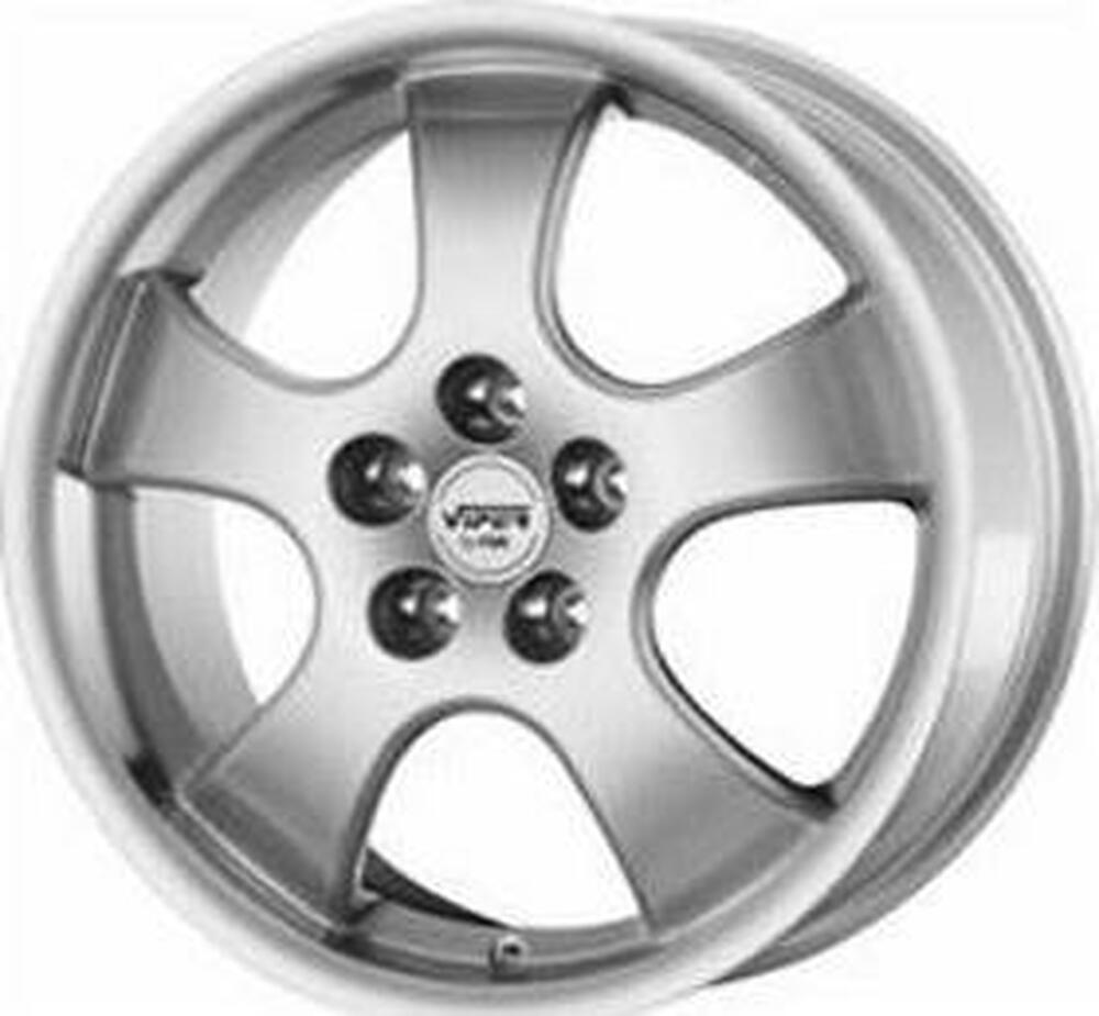Rial Viper E 6x15 5x100 ET 38 Dia 63 Silver Lip Polished