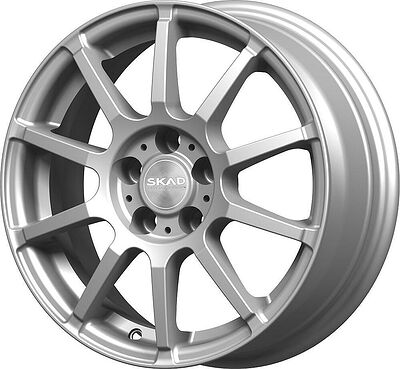 Скад Акита 6x15 4x100 ET 45 Dia 67.1 черный матовый