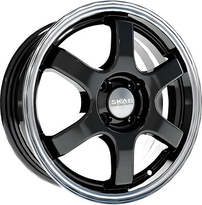 Скад Киото 6x15 4x100 ET 45 Dia 67.1 антрацит-алмаз