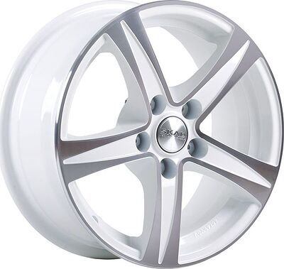 Скад Сакура 6.5x15 5x105 ET 35 Dia 56.7 алмаз-белый