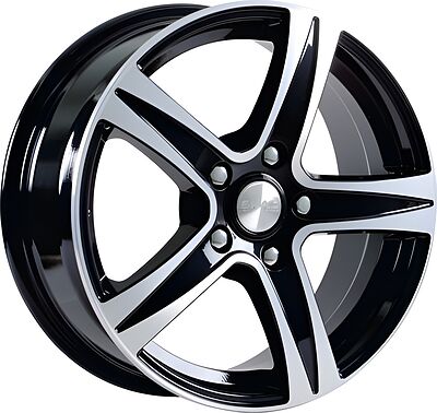 Скад Sakura КЛ146 8x18 5x120 ET 35 Dia 72.6 Black Glossy Polished