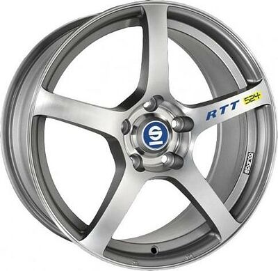 Sparco RTT524 8x17 5x114.3 ET 35 Dia 73.1 MATT SILVER TECH