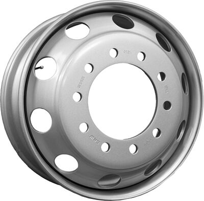 SRW 10/285/220/169 8.25x22.5 10x285.75 ET 169 Dia 220 Silver