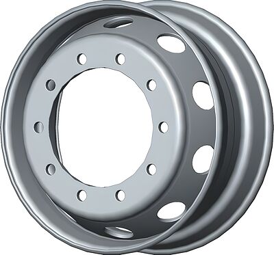 SRW 3228204 8.25x22.5 10x335 ET 169 Dia 281 silver
