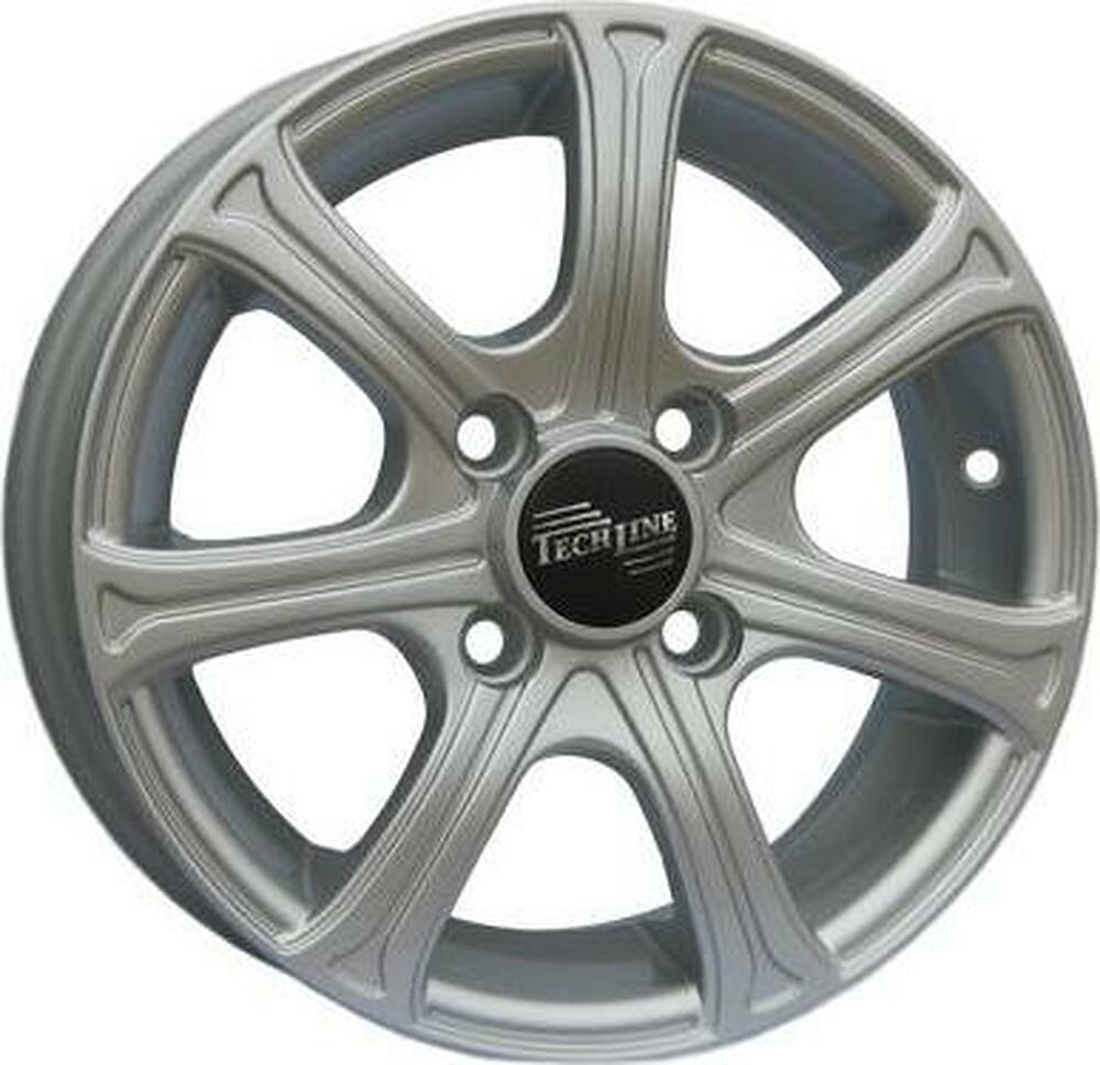 Tech Line TL306 5x13 4x98 ET 35 Dia 58 Silver