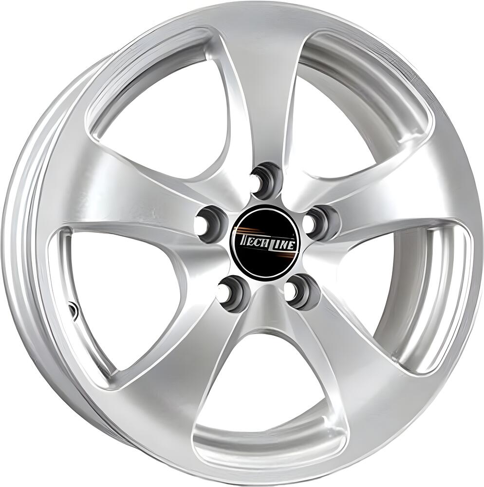 Tech Line TL403 5.5x14 4x100 ET 32 Dia 67.1 silver
