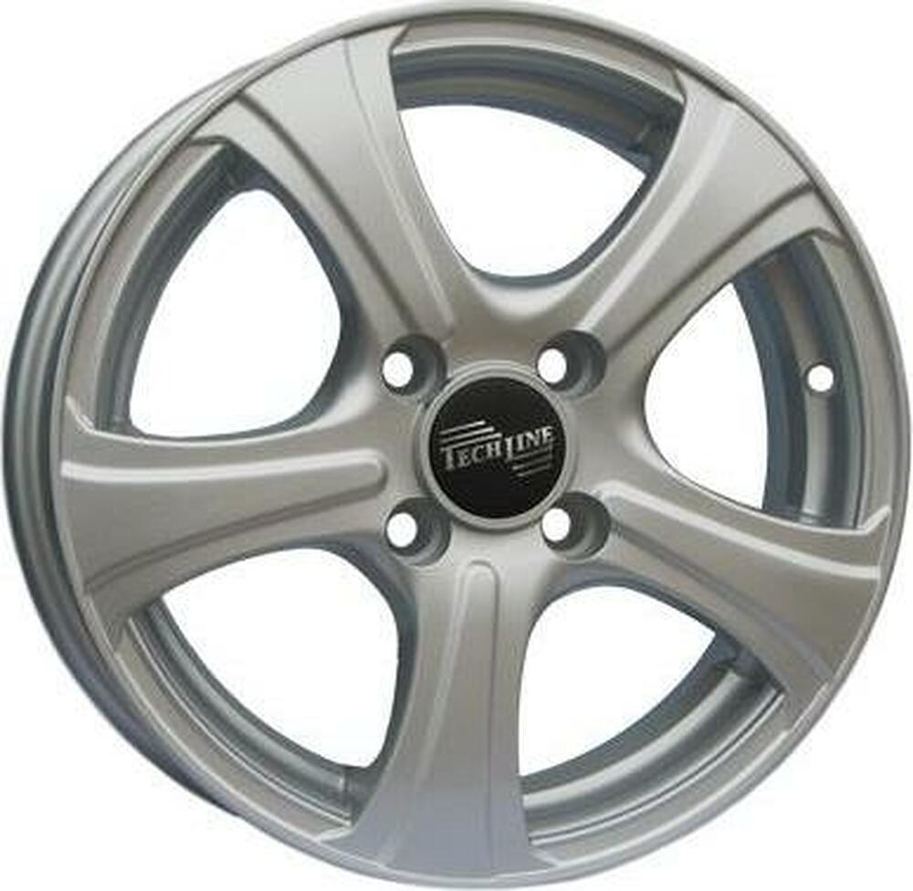 Tech Line TL405 5x14 4x98 ET 35 Dia 58.6 silver