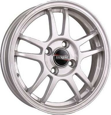Tech Line TL417 4x17 4x98 ET 36 Dia 58.6 silver
