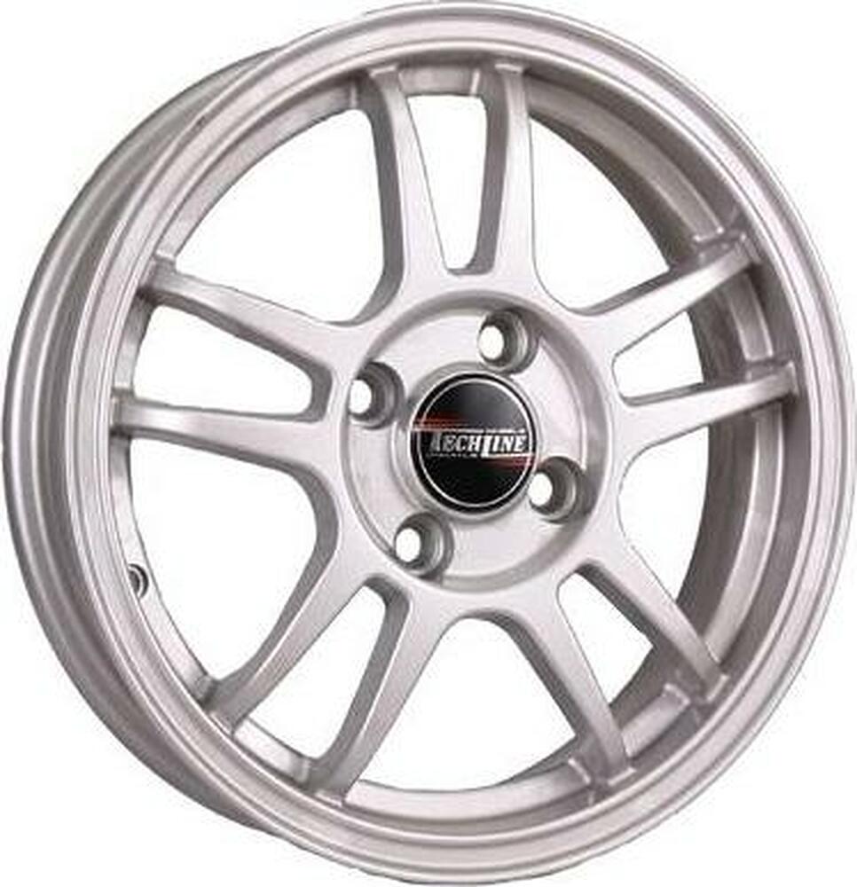 Tech Line TL417 5.5x14 4x100 ET 43 Dia 67.1 silver