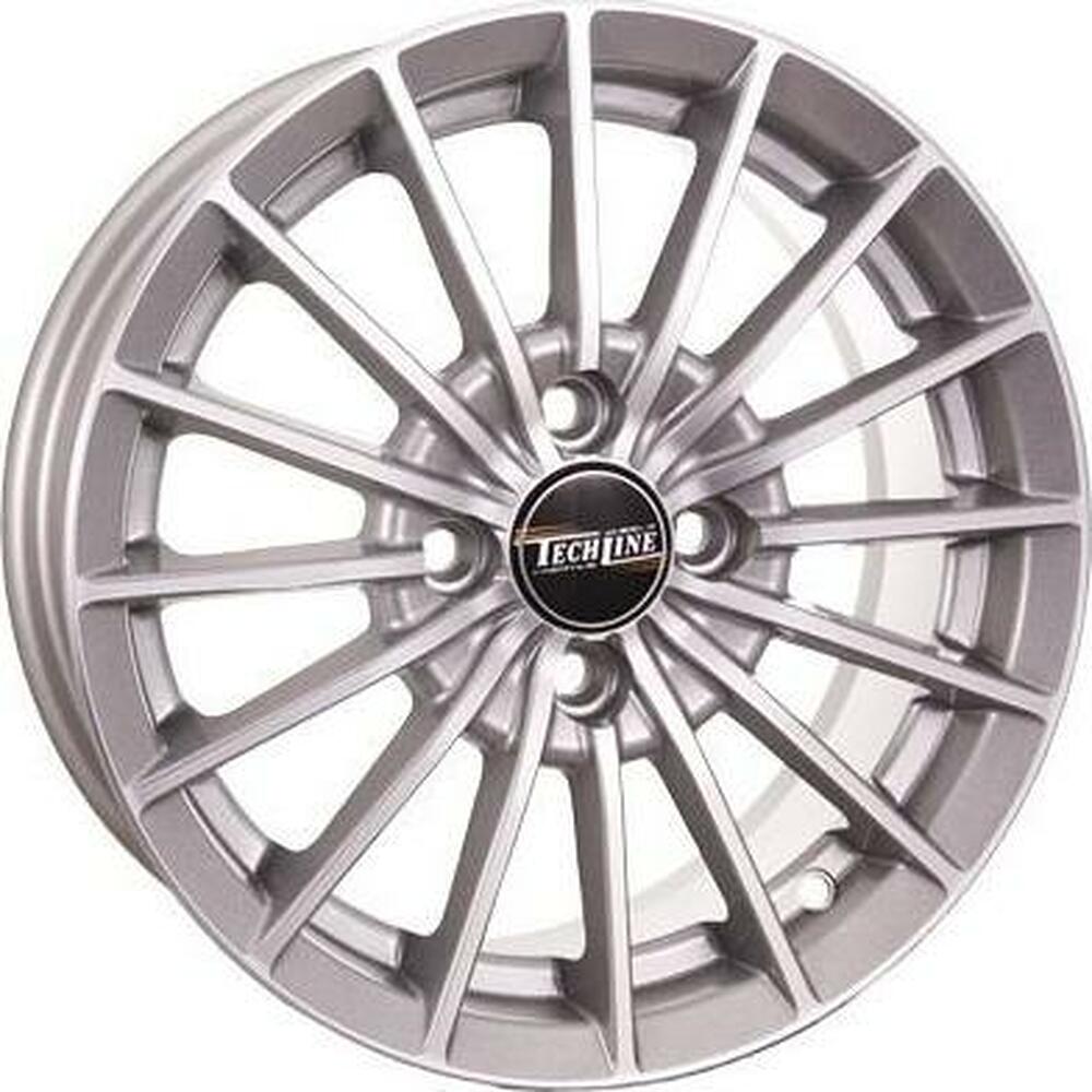 Tech Line TL426 5.5x14 4x100 ET 35 Dia 67.1 silver