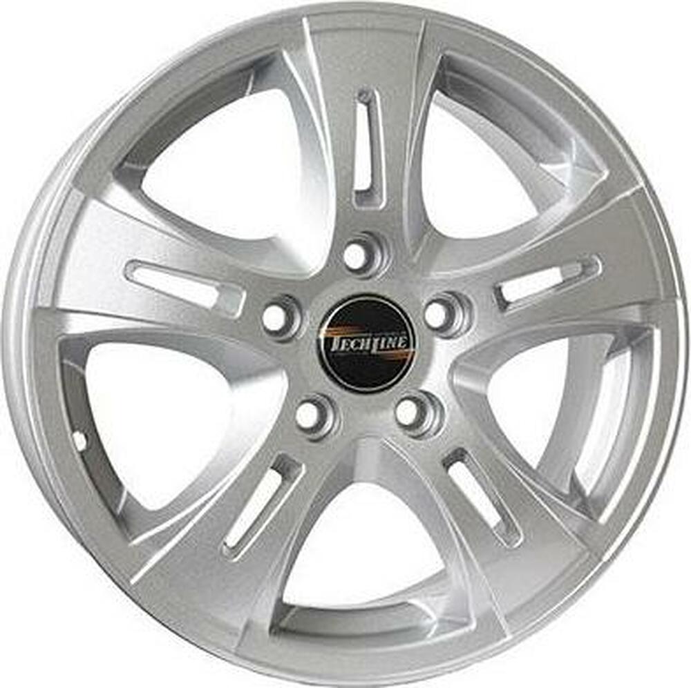 Tech Line TL501 6x15 4x100 ET 45 Dia 67.1 silver