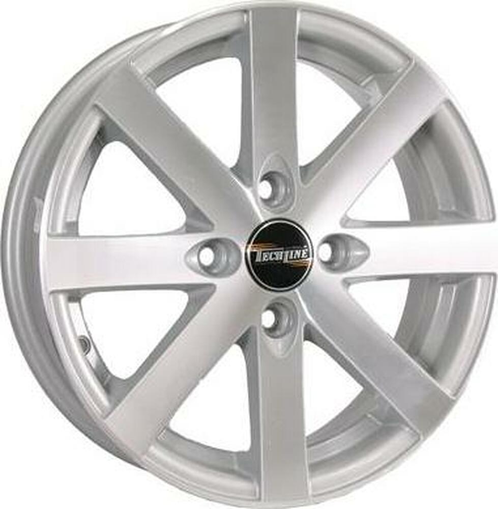 Tech Line TL512 6x15 4x108 ET 45 Dia 63.3 silver