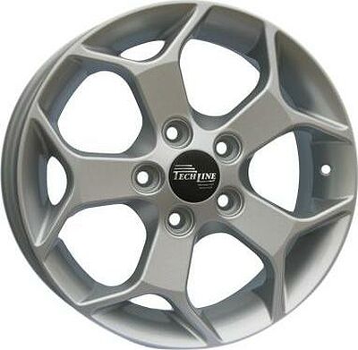 Tech Line TL521 6x15 5x110 ET 37 Dia 65.1 silver