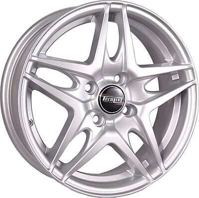 Tech Line TL530 6x15 4x98 ET 35 Dia 58.6 Silver