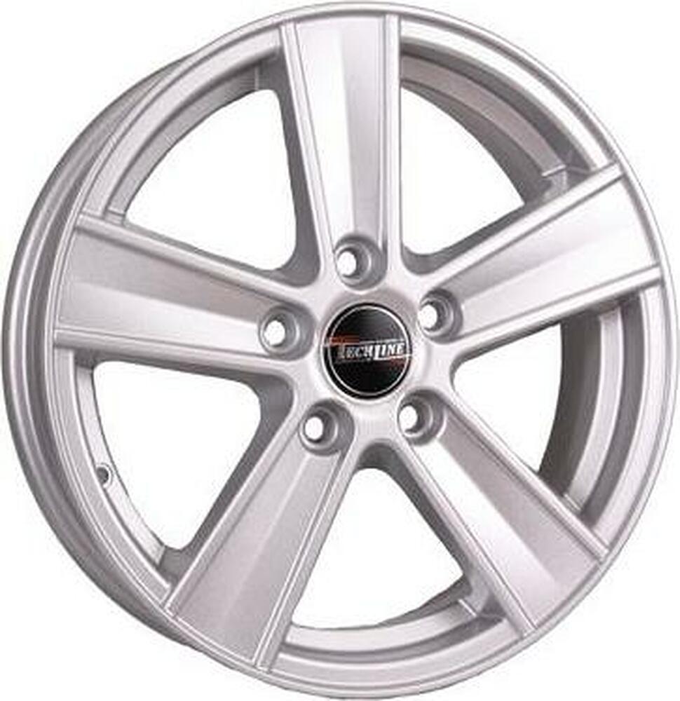 Tech Line TL604 6.5x16 5x114.3 ET 45 Dia 60.1 silver