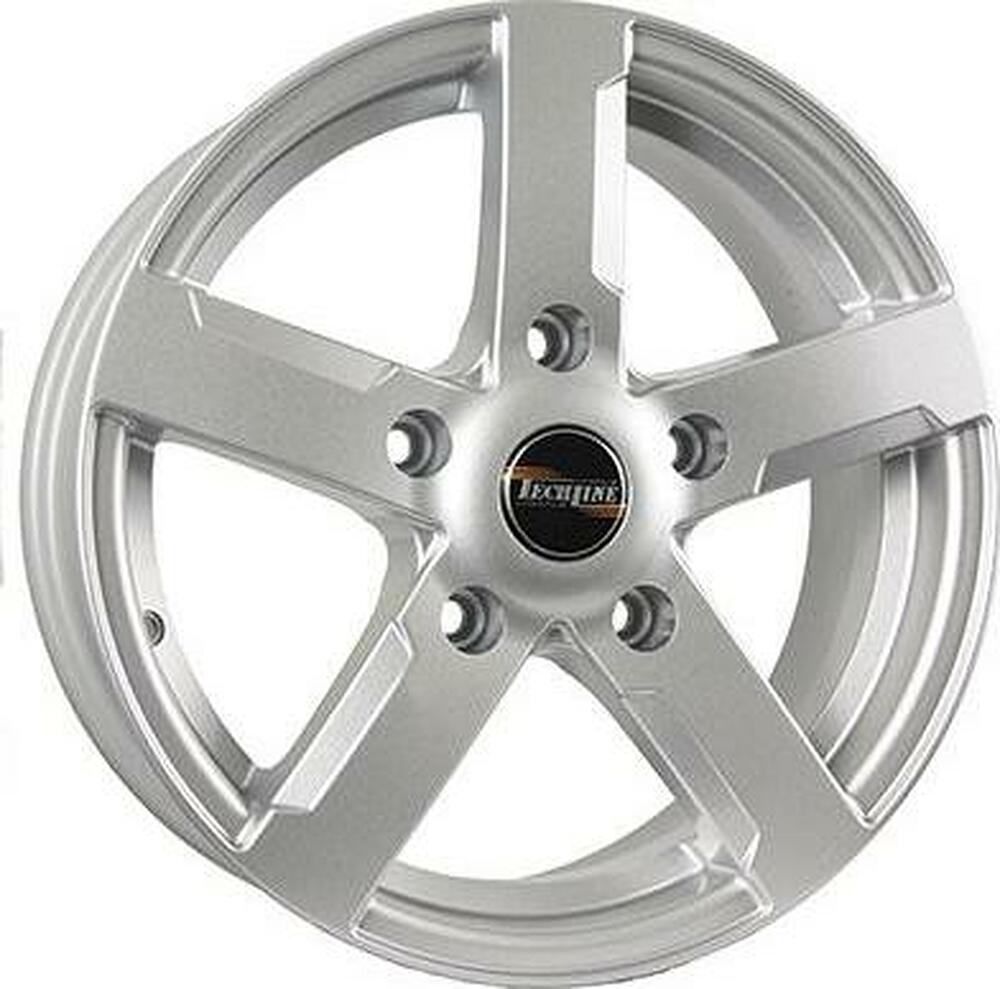 Tech Line TL618 6.5x16 5x139.7 ET 40 Dia 98 silver