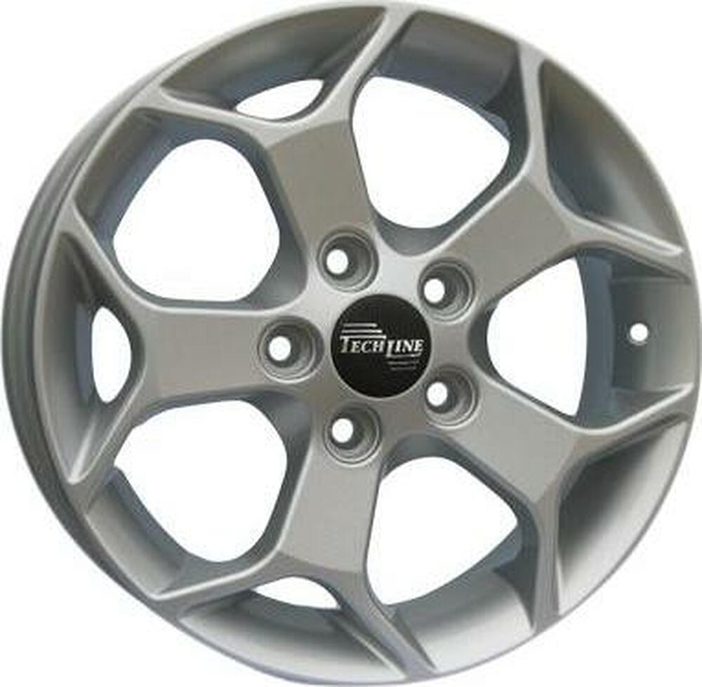 Tech Line TL621 6.5x16 5x108 ET 52.5 Dia 63.4 silver
