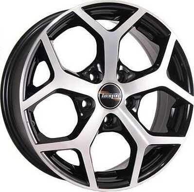 Tech Line TL721 7.5x17 5x108 ET 50 Dia 63.4 BFP