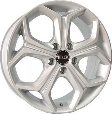 Tech Line TL733 7x17 5x108 ET 48 Dia 63.4 silver