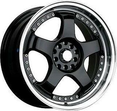 TG Racing LZ 081 7x16 10x108 ET 48 Dia 73.1 BLACK POL
