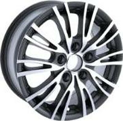TG Racing LZ 748 6x15 5x100 ET 38 Dia 57.1 blk pol