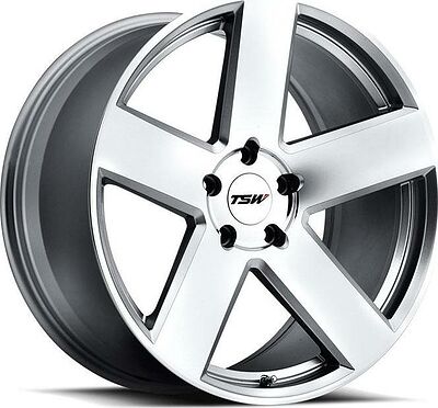 TSW Bristol 8.5x18 5x114.3 ET 40 Dia 76 Matte Black