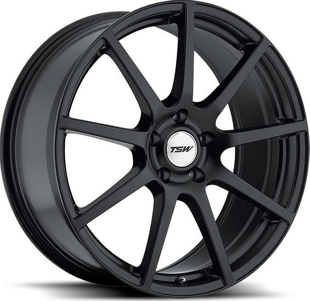 TSW Interlagos 8x17 5x100 ET 35 Dia 72 black