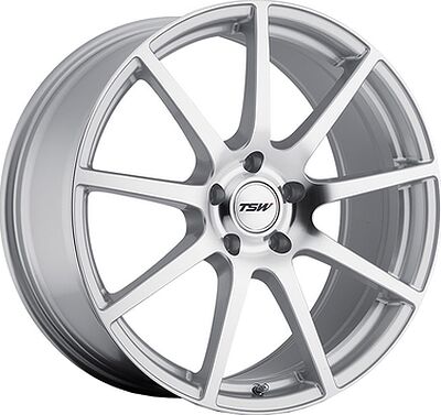 TSW Interlagos 8x18 5x112 ET 45 Dia 72 silver