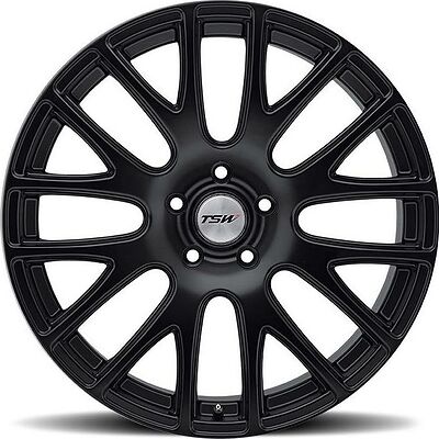 TSW Mugello 8x18 5x114.3 ET 40 Dia 76 black