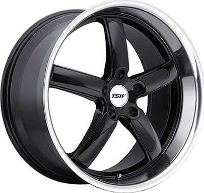 TSW Stowe 8x18 5x112 ET 45 Dia 72 gloss black