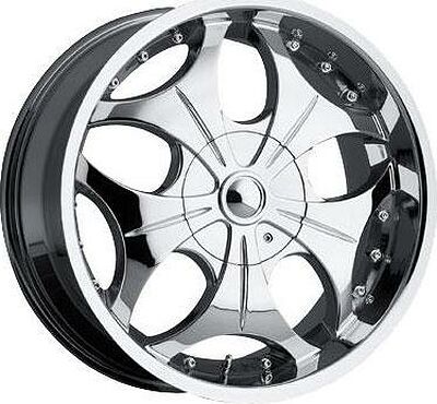 VCT Wheel Luciano 9.5x22 6x115/127 ET 35 Dia 87.1 chrome